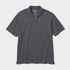 UNIQLO AIRism Skipper Collar Polo Shirt - M